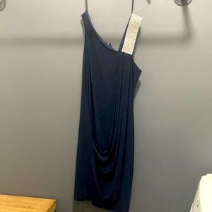 NAVY blue cocktail dress BETSY & ADAM size 4